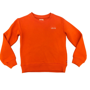 Levi's Orange Crewneck Sweater Classic Design